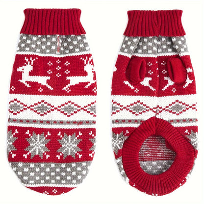 Knitted Christmas Dog Sweater – Because Your Dog Deserves Festive Too