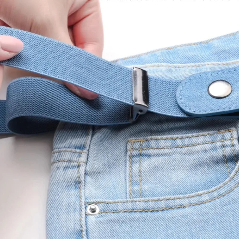Invisible Elastic No-Buckle Belt – Comfort You Forget You're Wearing