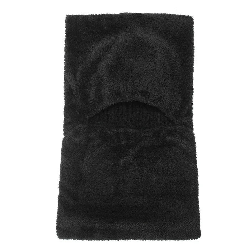 Knit Beanie Balaclava with Visor – Full Coverage Without the Bulk