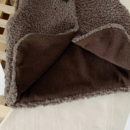 Kids Fluffy Lamb Wool Vest – Soft, Warm & Irresistibly Cosy