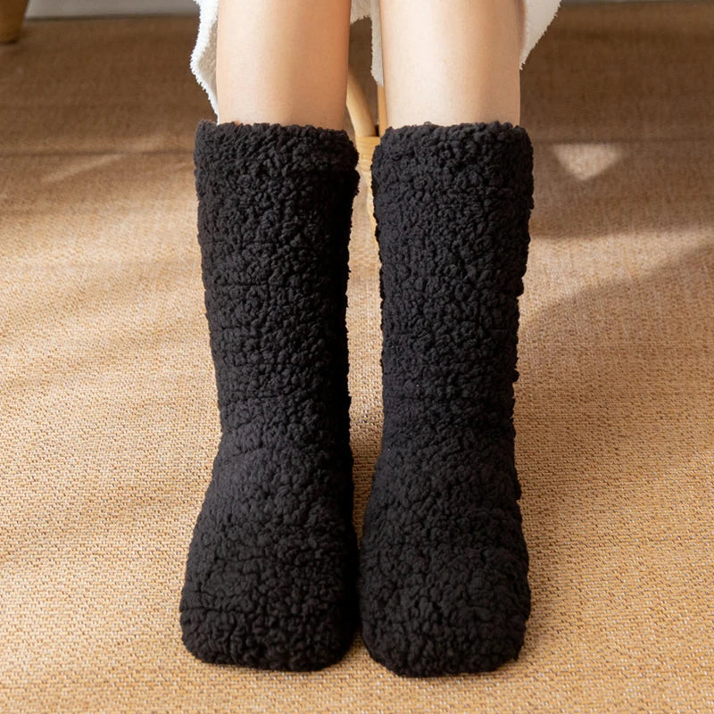 Plush Indoor Winter Socks – Soft, Warm & Perfect for Cold Floors