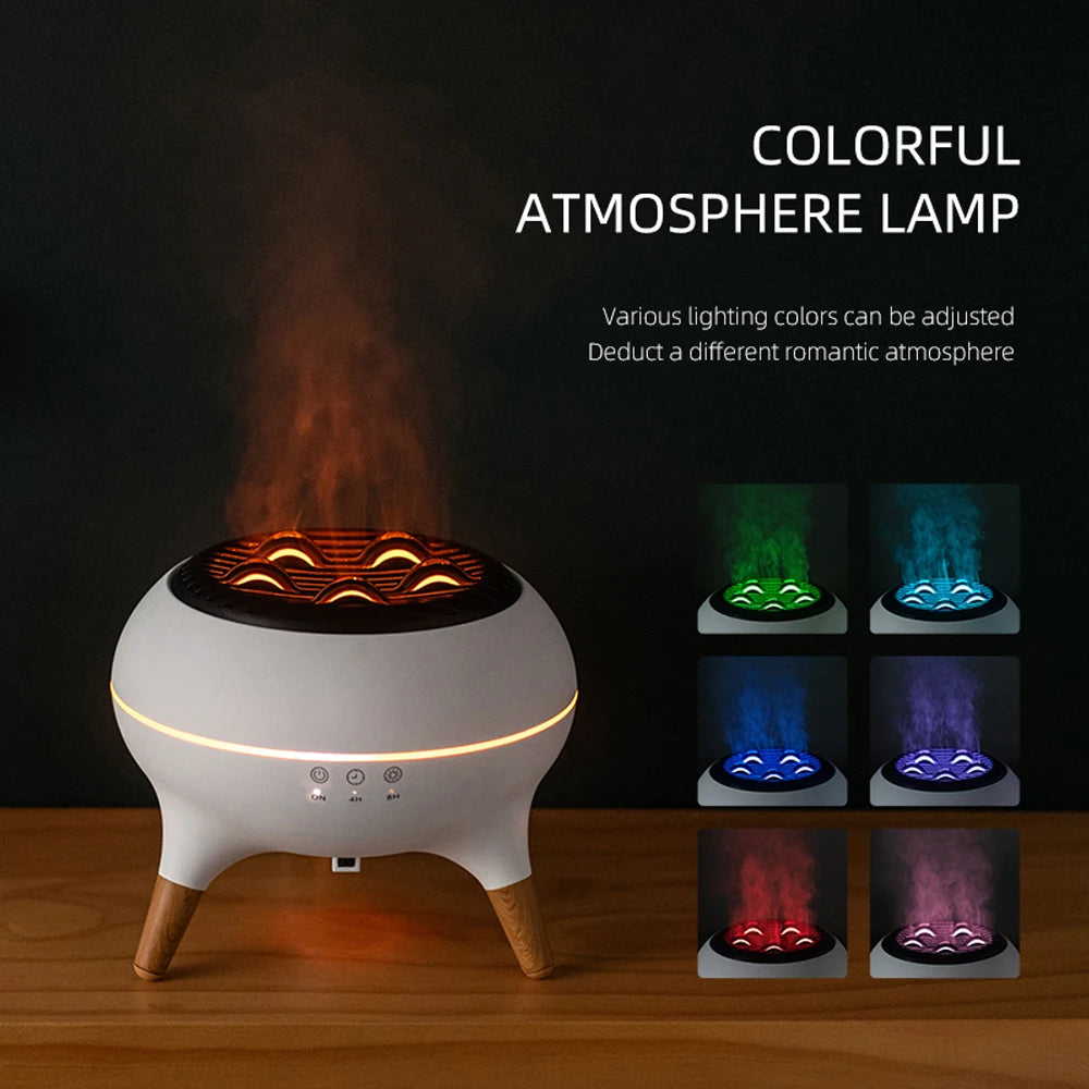 Jellyfish Flame Aroma Diffuser – Mesmerising Scent & Light in One
