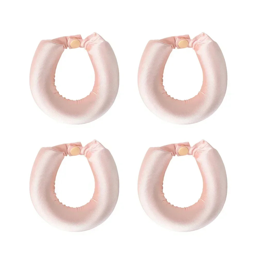 Heatless Satin Hair Curler Set – Gorgeous Curls While You Sleep