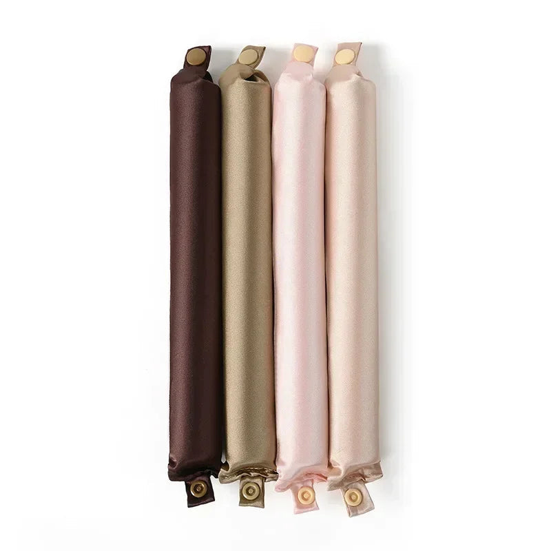 Heatless Satin Hair Curler Set – Gorgeous Curls While You Sleep