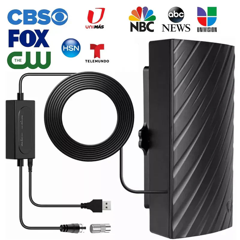 4K Indoor TV Antenna – Free Local Channels, Zero Subscription