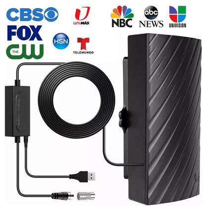 4K Indoor TV Antenna – Free Local Channels, Zero Subscription