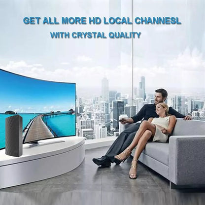 4K Indoor TV Antenna – Free Local Channels, Zero Subscription