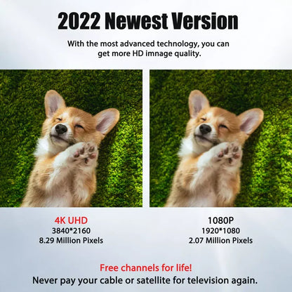 4K Indoor TV Antenna – Free Local Channels, Zero Subscription
