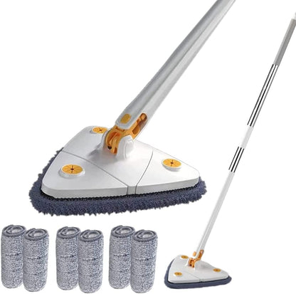 360° Spin Mop – Tight Corners, No Wringing, No Mess