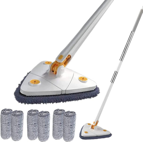 360° Spin Mop – Tight Corners, No Wringing, No Mess