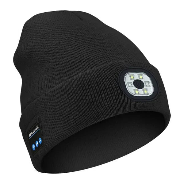 3-in-1 Bluetooth Beanie – Music, Warmth & Visibility in One