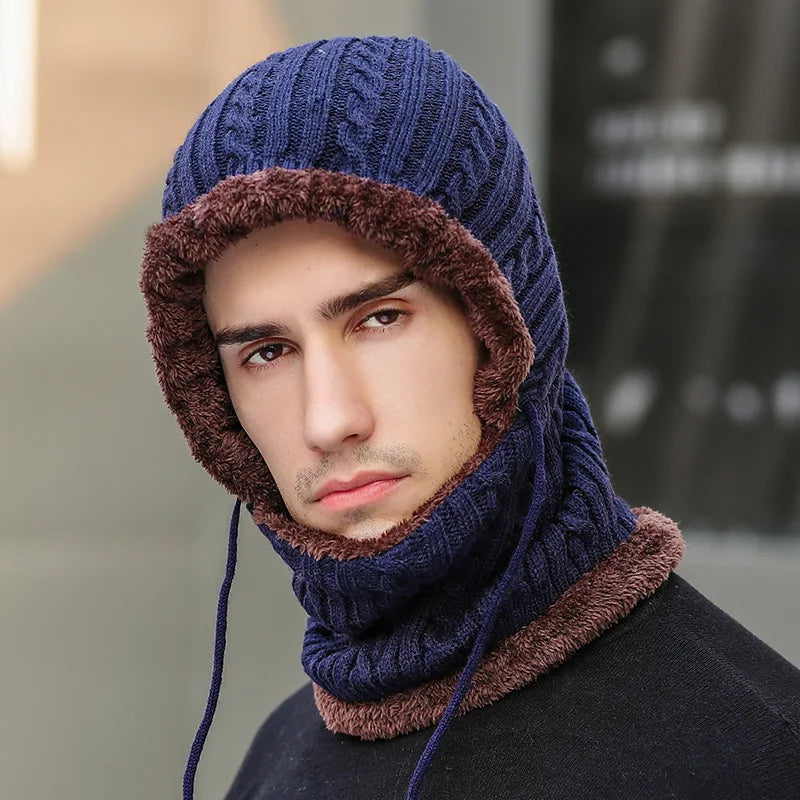 Knit Balaclava Hat & Scarf Set – Total Cold-Weather Protection