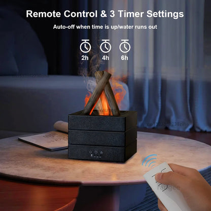 Flame Effect Aroma Diffuser & Humidifier – Ambience You Can Breathe In