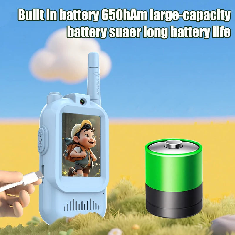 Kids Video Walkie Talkie Set – See Each Other While You Talk