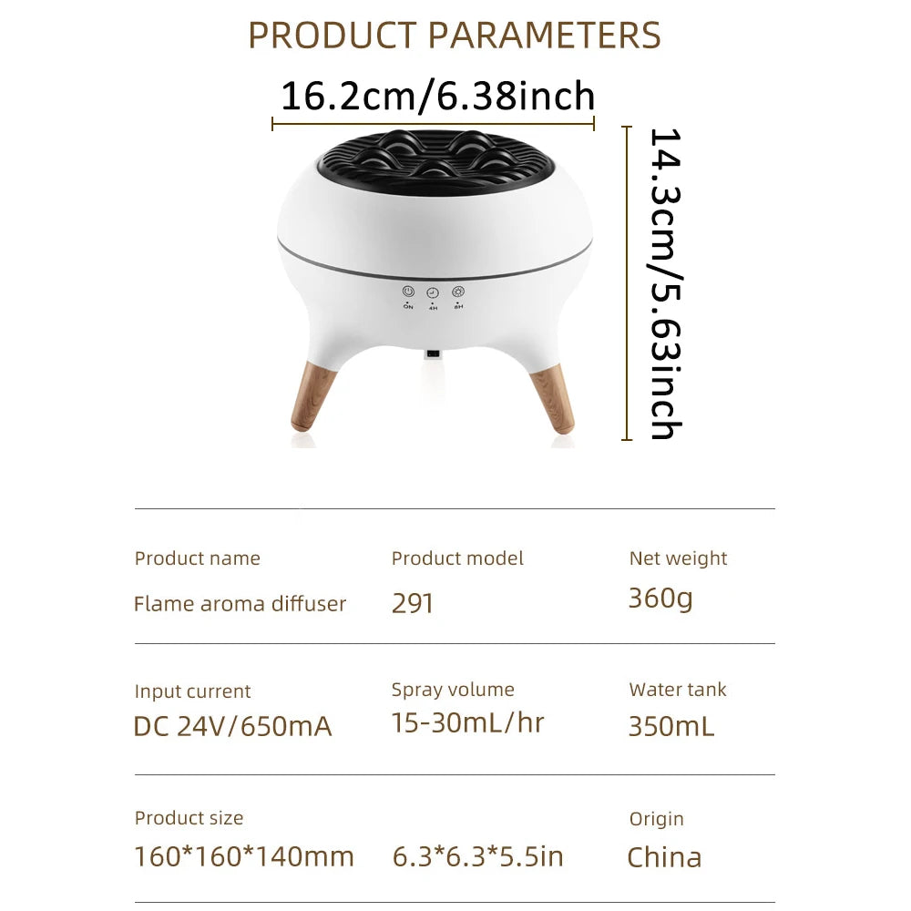 Jellyfish Flame Aroma Diffuser – Mesmerising Scent & Light in One