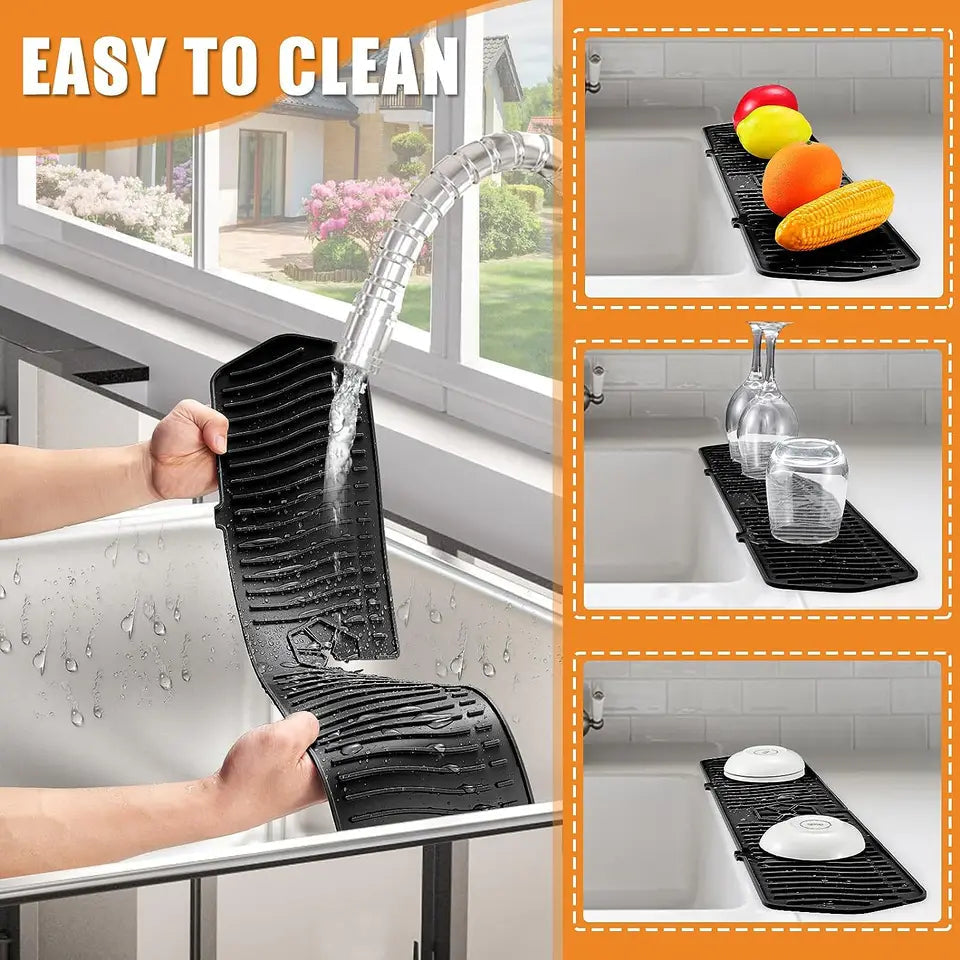 Silicone Sink Splash Guard – Keep Your Bench Dry Every Time