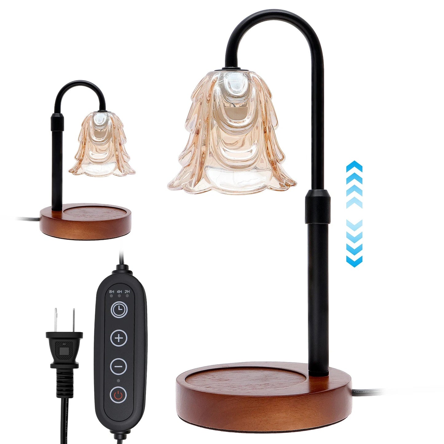 Dimmable Flower Candle Warmer Lamp – Fill Your Home With Scent & Light