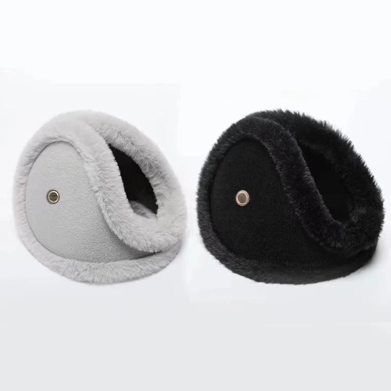 Plush Winter Ear Muffs with Earpiece Access – Stay Warm, Stay Connected