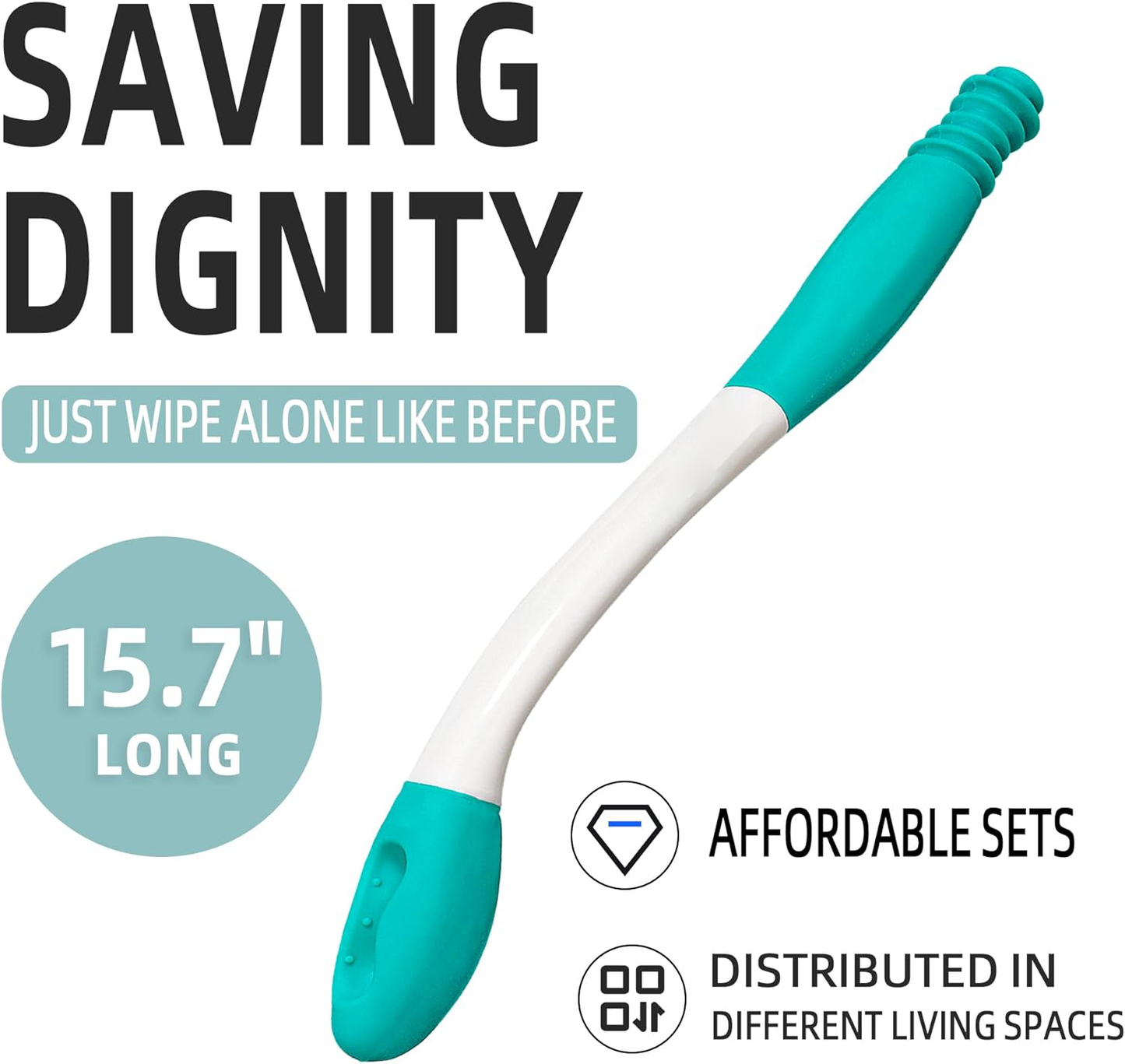 2-Pack Long-Reach Toilet Aid – Comfort and Independence Made Easy