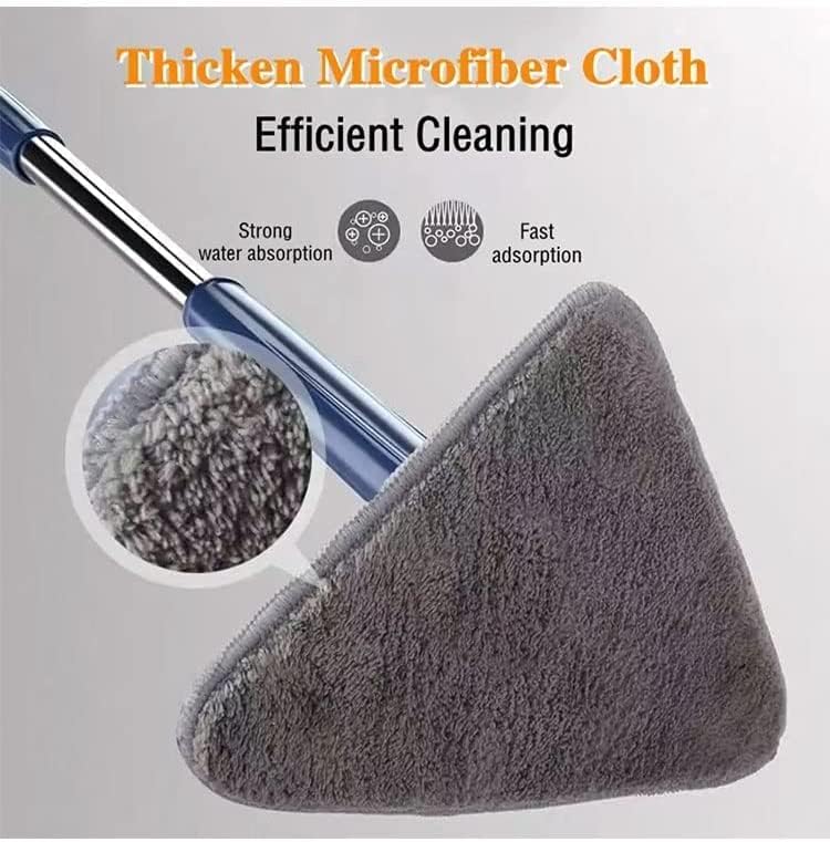 360° Spin Mop – Tight Corners, No Wringing, No Mess