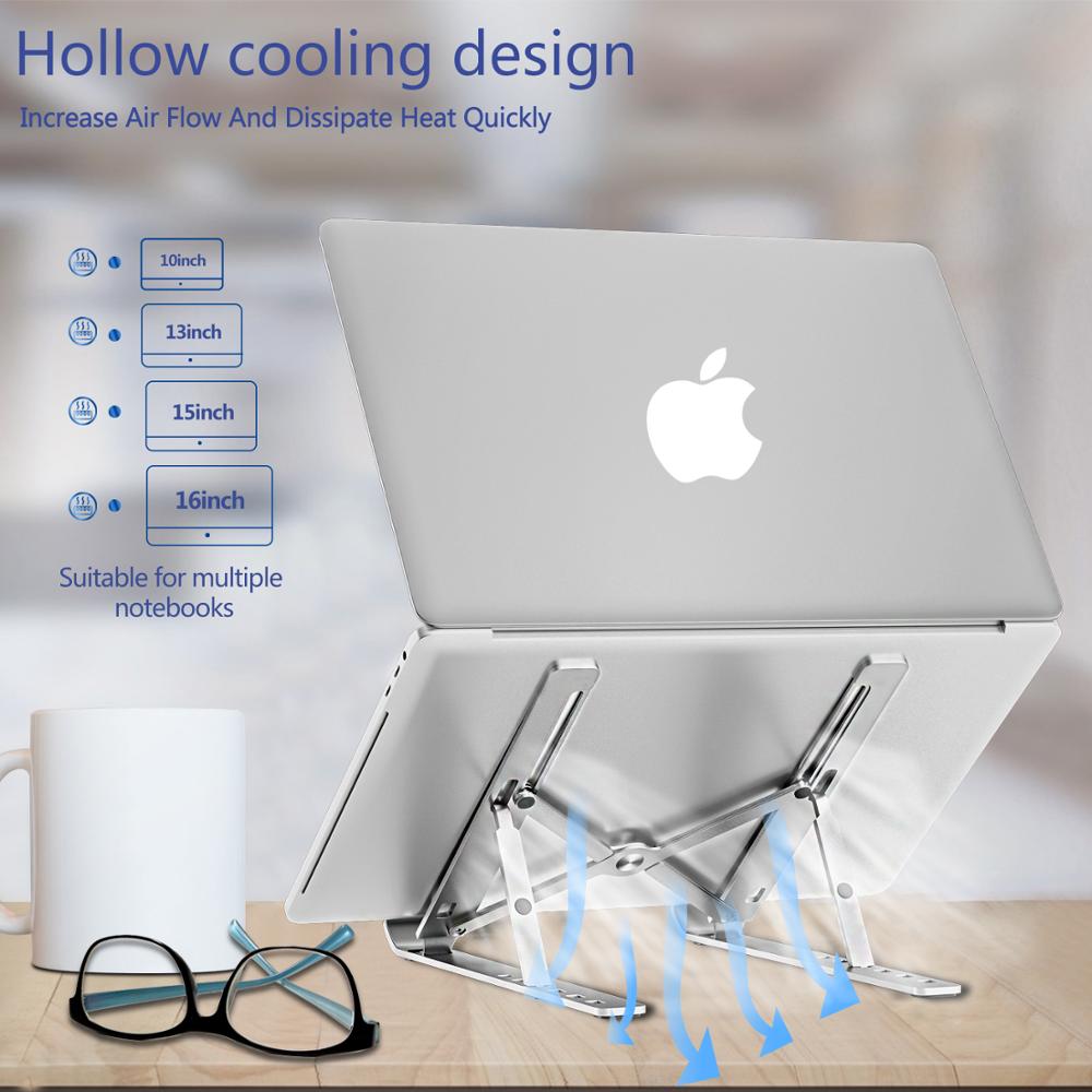 Ultra-Slim Foldable Laptop Stand – Elevate Your Setup, Anywhere