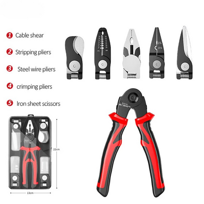 5-in-1 Electric Multifunctional Pliers Set – Every Wire Job, One Tool