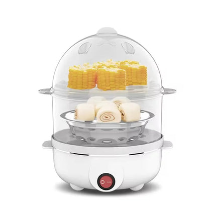 Double-Layer Electric Egg Cooker – Perfect Eggs, Zero Effort
