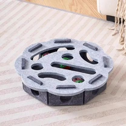Felt Interactive Cat Puzzle Box – Keep Your Cat Busy for Hours