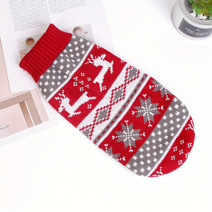 Knitted Christmas Dog Sweater – Because Your Dog Deserves Festive Too