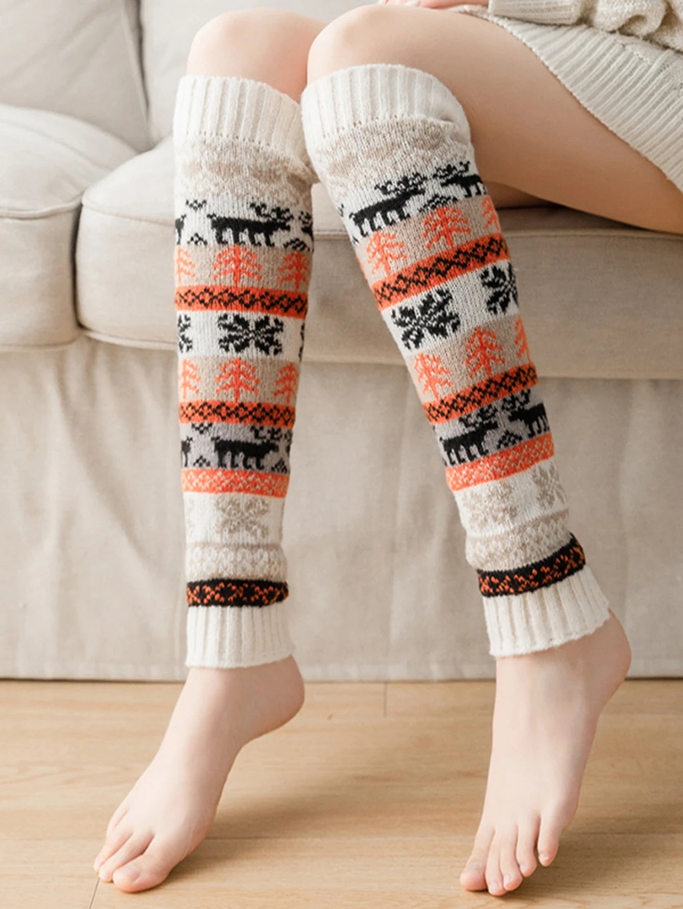 Cozy Knit Leg Warmer – Stylish Comfort for Cold Days