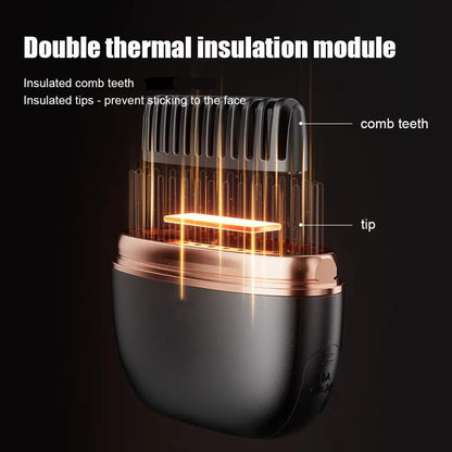 Cordless Ceramic Hair Straightener Comb – Style Your Hair Anywhere