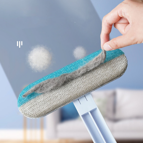 4-in-1 Pet Hair Remover Tool – Furniture, Clothes & Car Seats, Hair-Free