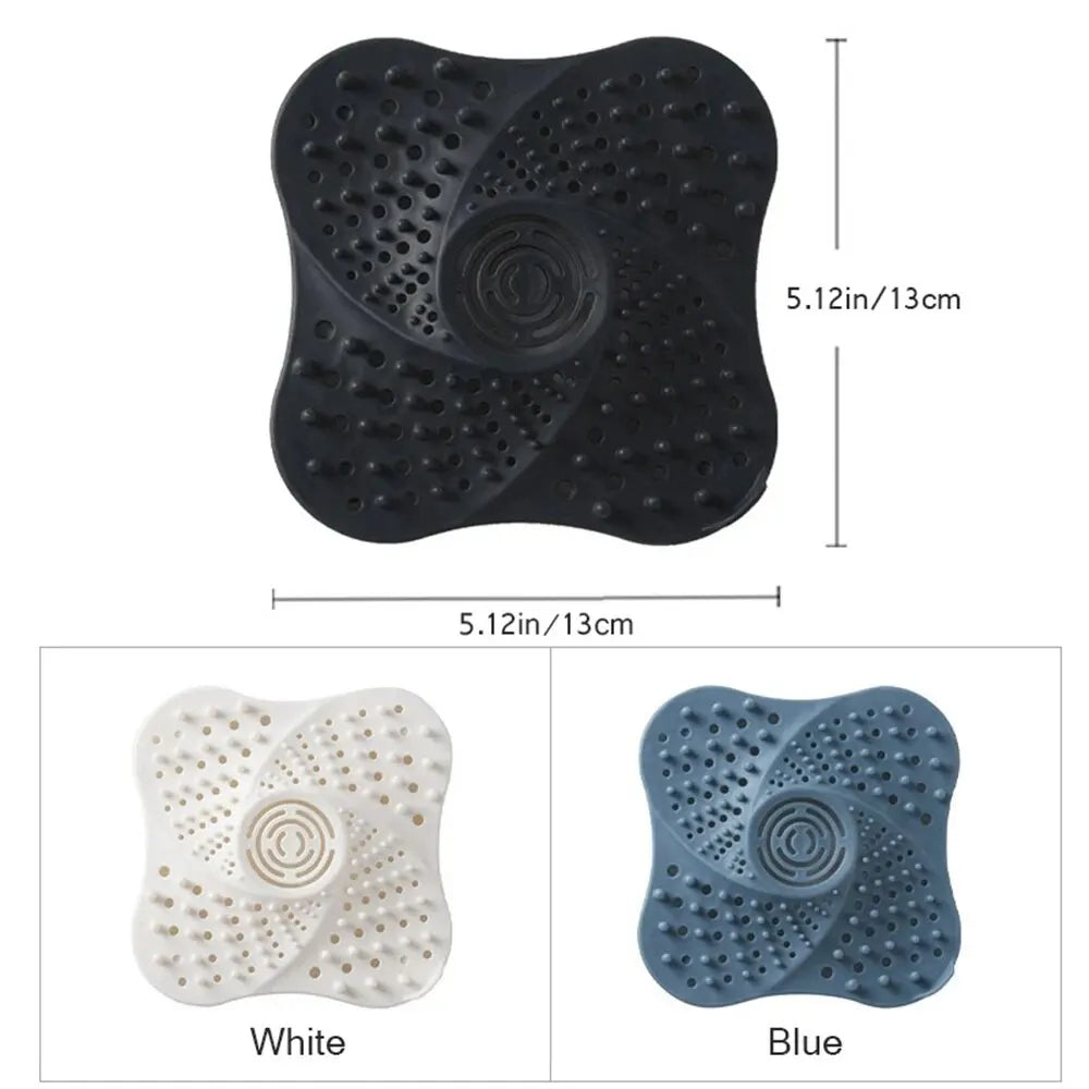 Spiral Shower Drain Hair Catcher – Block Every Strand, Not the Flow