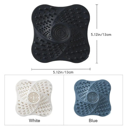 Spiral Shower Drain Hair Catcher – Block Every Strand, Not the Flow