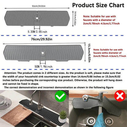 Silicone Sink Splash Guard – Keep Your Bench Dry Every Time