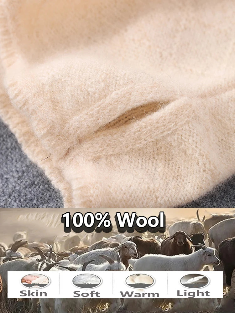 Merino Wool Face Mask & Scarf – Luxury Warmth, All-Day Comfort