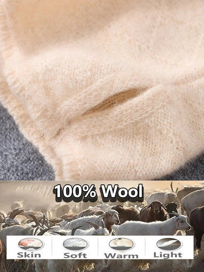 Merino Wool Face Mask & Scarf – Luxury Warmth, All-Day Comfort