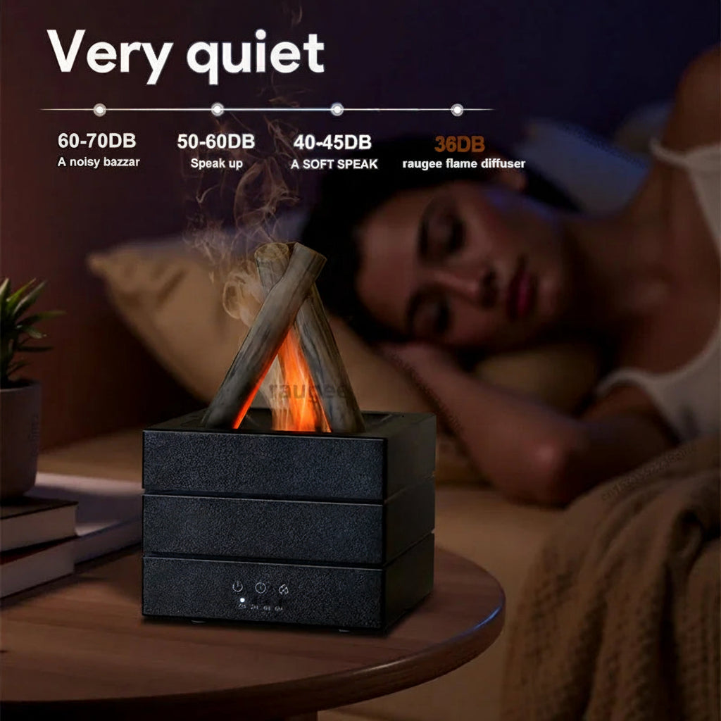 Flame Effect Aroma Diffuser & Humidifier – Ambience You Can Breathe In