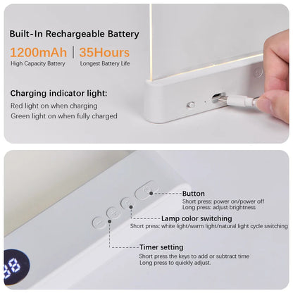 LED Flat Panel Reading Light – Easy on the Eyes, All Night Long