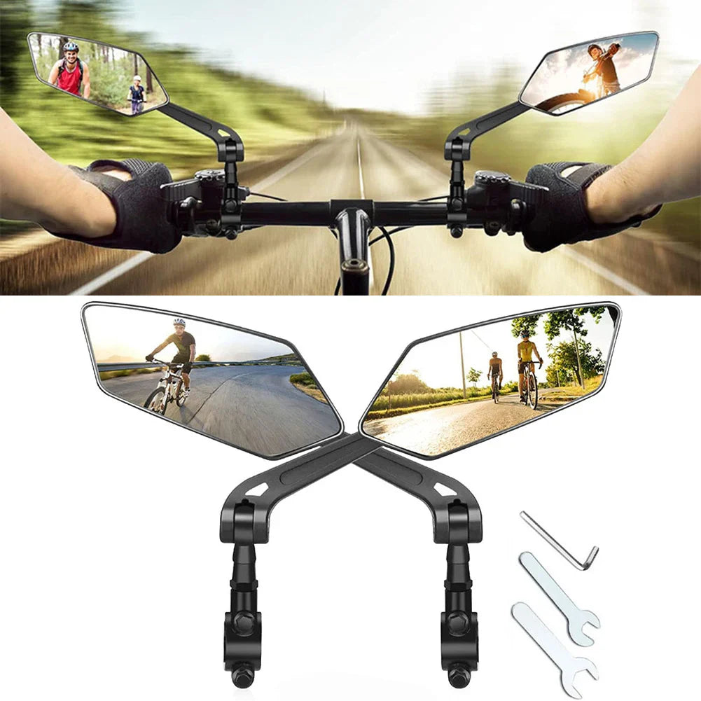 HD Bike Mirrors (2-Pack) – See Every Blind Spot