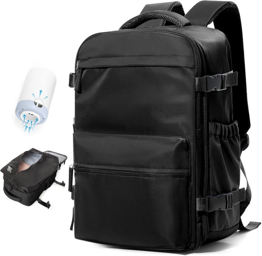 15.6" Vacuum Compression Travel Backpack – Pack More, Carry Less