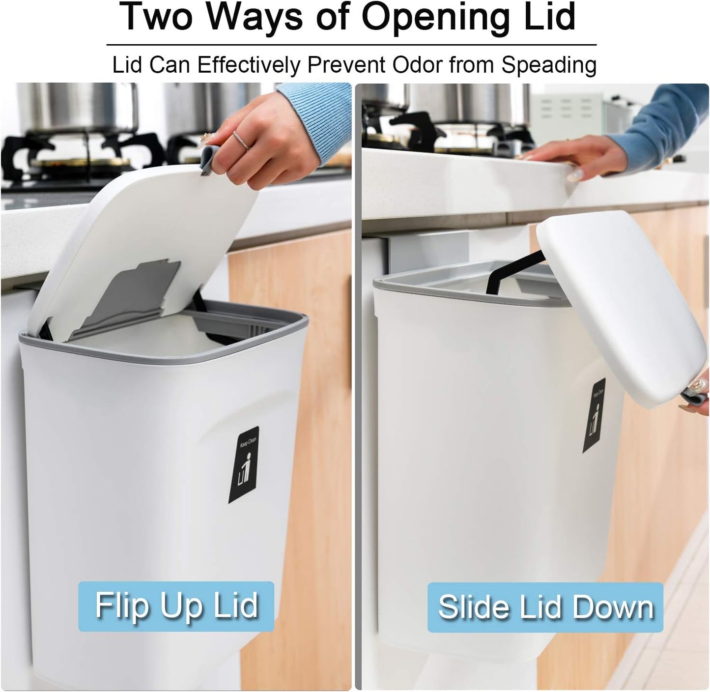 2.4-Gallon Kitchen Compost Bin – No More Odours or Fruit Flies