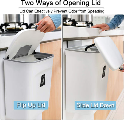 2.4-Gallon Kitchen Compost Bin – No More Odours or Fruit Flies