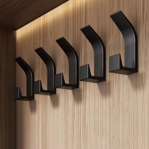 Self-Adhesive Wall Hooks for Coats (5-Pack) – No Drilling, No Damage