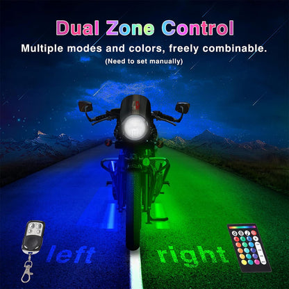 Motorcycle LED Light Kit (12pcs) – Brighter Look, Better Visibility