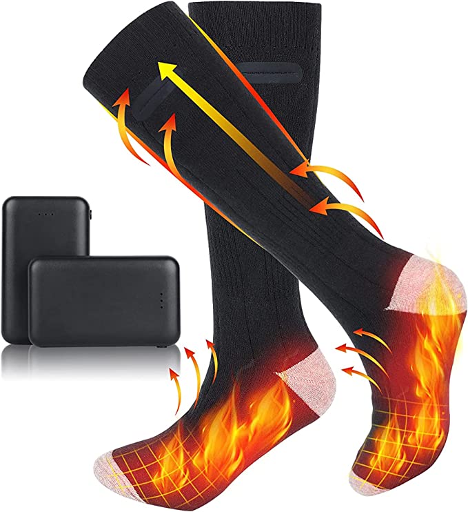 Rechargeable Heated Socks (3-Pack) – Up to 8 Hours of Warm Feet