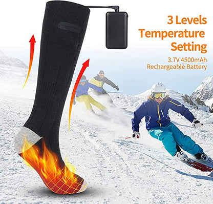 Rechargeable Heated Socks (3-Pack) – Up to 8 Hours of Warm Feet