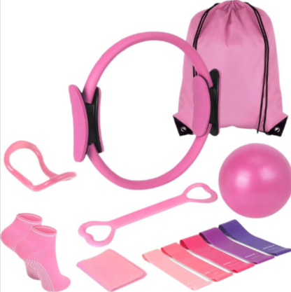 Complete 13-Piece Yoga & Pilates Kit – Your Home Studio, Sorted