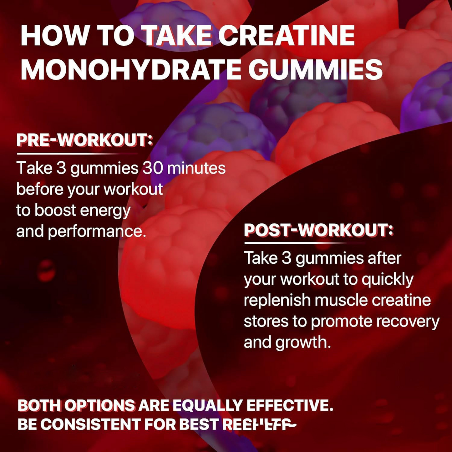 Creatine Muscle Boost Gummies – Fuel Your Gains, Love the Taste