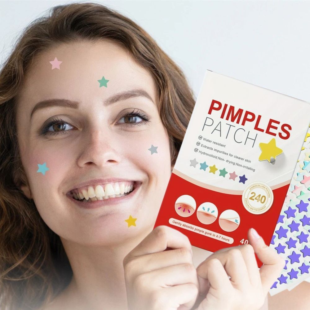 240-Pack Cute Pimple Patches – Discreet Coverage, Cute Confidence